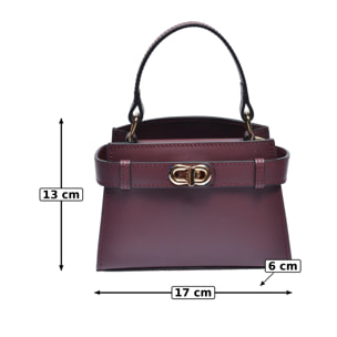 Tote Anna Luchini Bordeaux