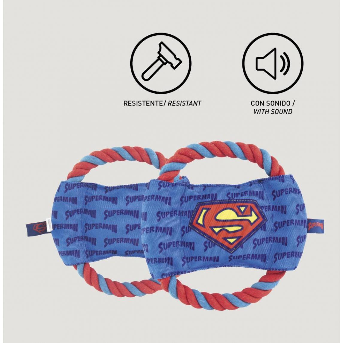 Dc Comics Superman Corda dentale gioco da masticare per cane For Fun Pets Cerdà