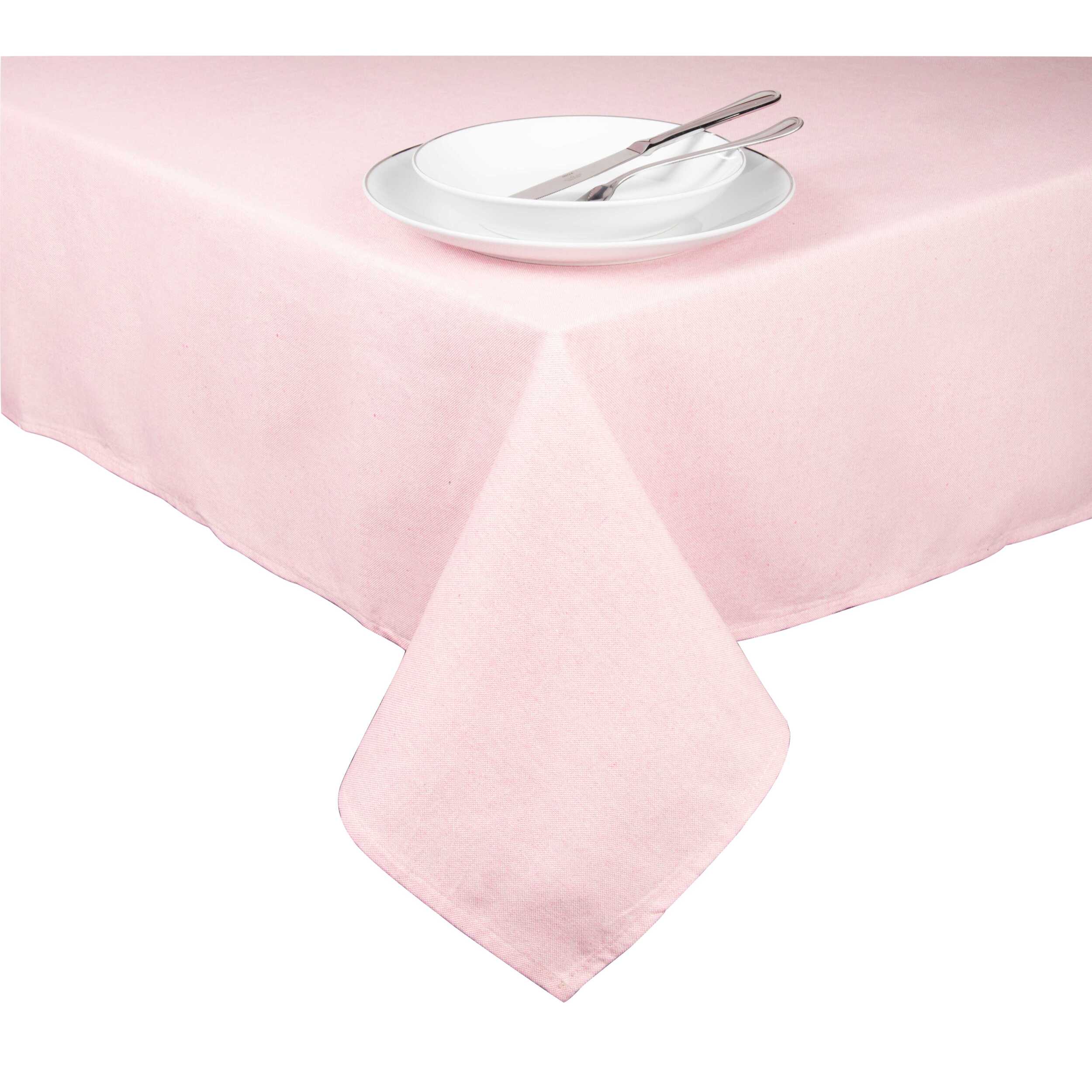 Nappe 140×180 Excelsa – Pastel Color, Coton Rose