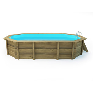Piscine bois " Palma 130 " - 7.57 x 4.07 x 1.31 m