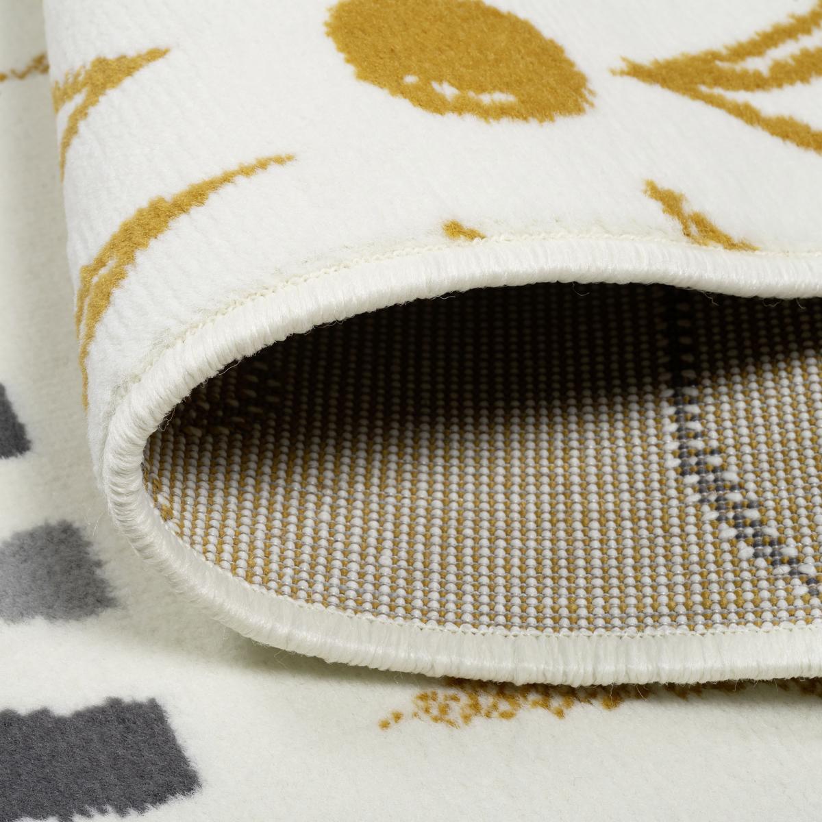 Tapis enfant KIDA, motifs ludiques étoiles et cœurs