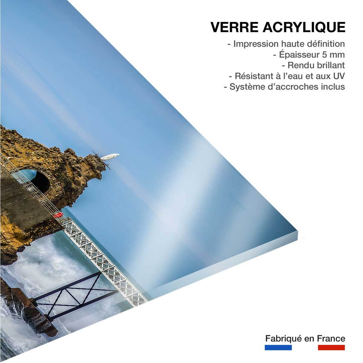 Tableau rocher de la vierge Tableau plexiglas