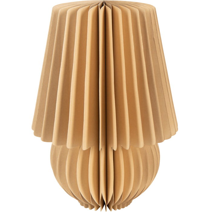J-Line abat-jour Pliable - papier - camel