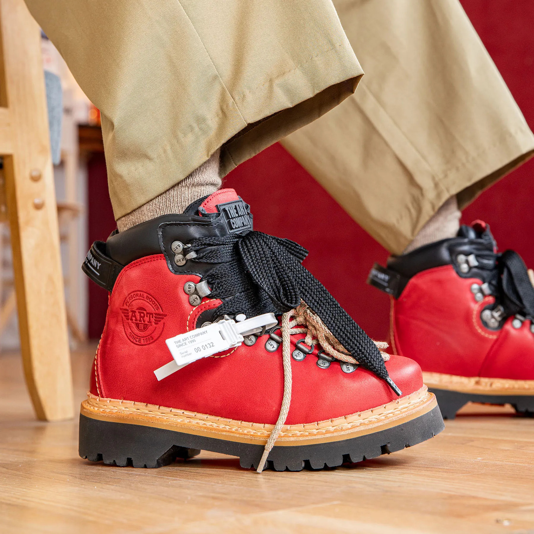 Botines 0030 ROMA DARK ORANGE / AIR ALPINE color Dark orange