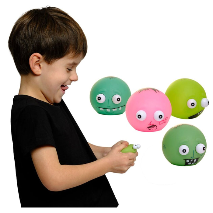 CARA ZOMBIE CON OJOS POP OUT