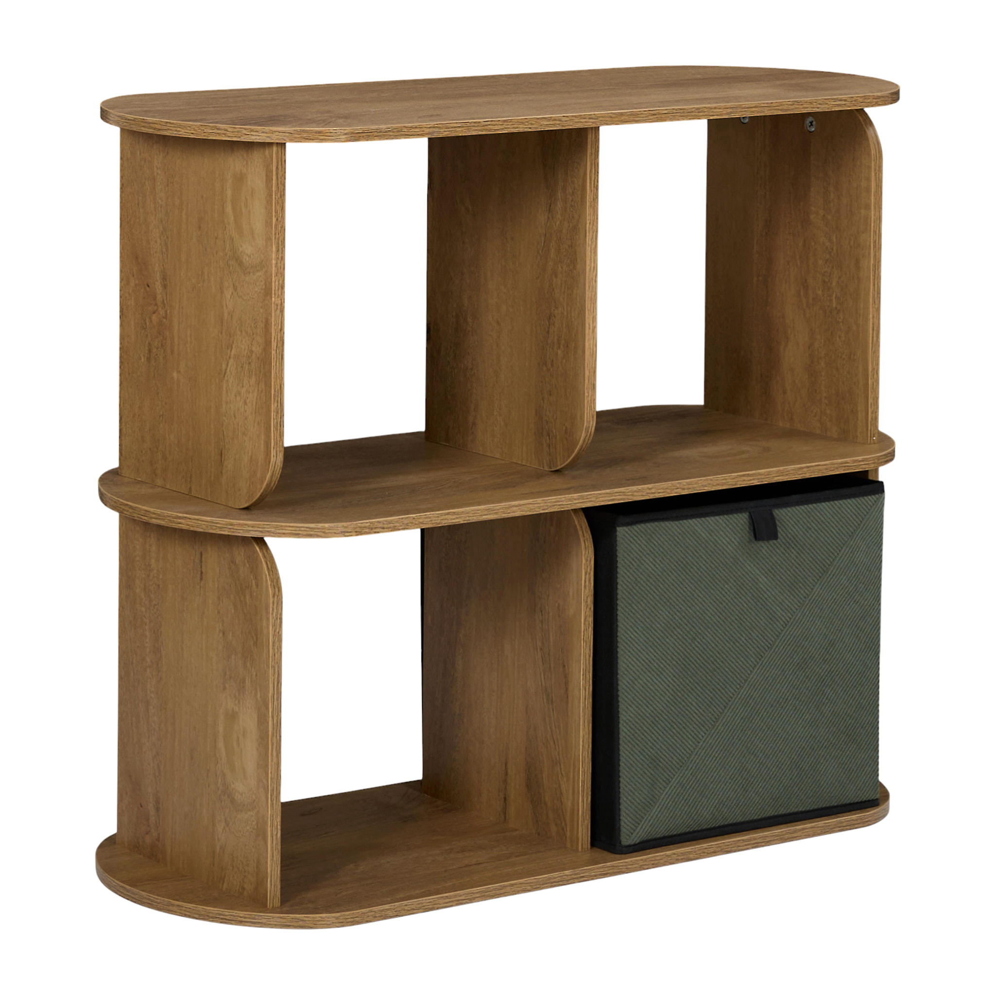 Étagère - HOME DECO FACTORY - Heritage - Modulable - 4 Cases - Marron