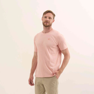 Camiseta Básica Algodón Orgánico Melocotón ESSENTIALS T-SHIRT PEACH