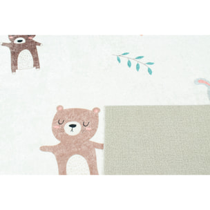 HAPPY - Tapis animaux pour chambre enfant et bébé