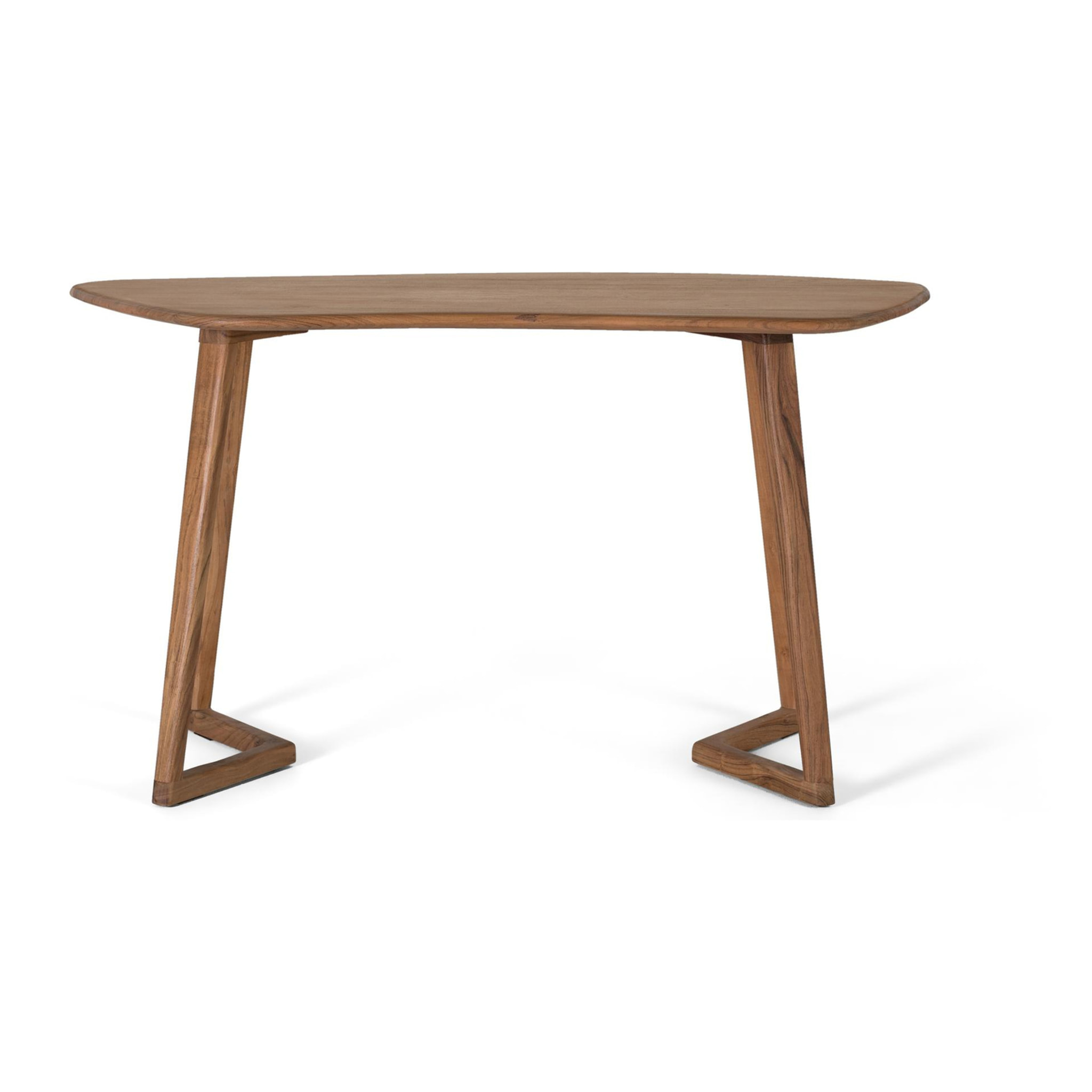 Escritorio de Madera de Acacia 140 Cm Estilo Rústico Moderno