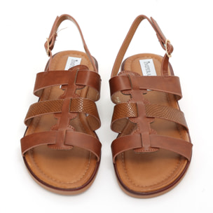 Sandali bassi in simil pelle