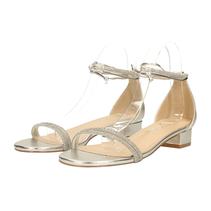 Sandali Donna Tata Italia Argentato