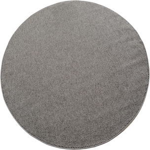 HELIX - Tapis moderne rond effet laine bouclé gris