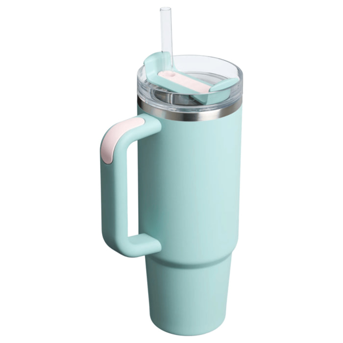 Botella de agua Isotermica - 0,89L - QUENCHER® H2.O FLOWSTATE™ TUMBLER - Seafoam Pink