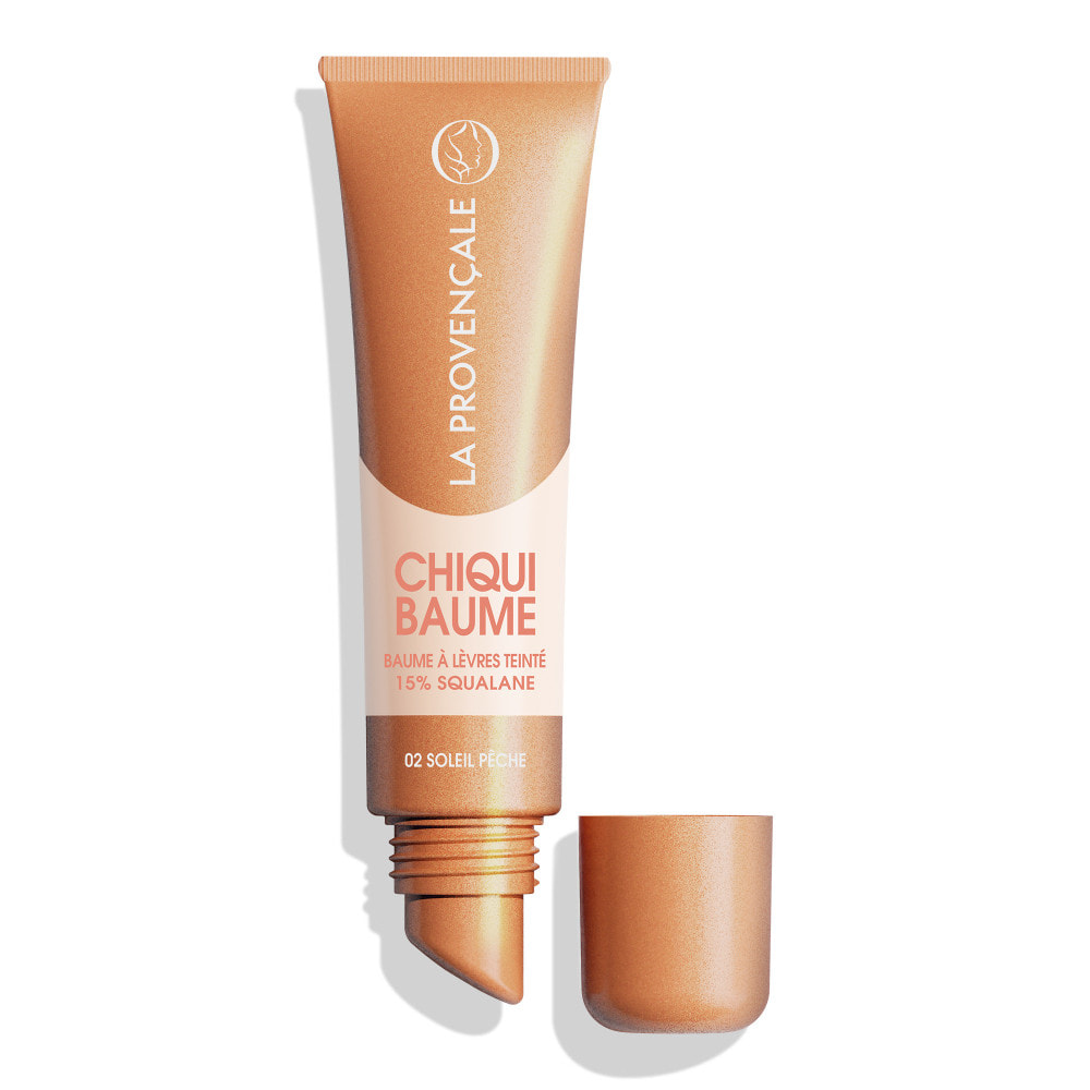 La Provençale Bio Chiqui Baume à lèvres 02 Soleil Pêche