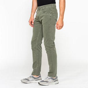 JEANS COLOR SLIM FIT IN BULL DENIM STRETCH TINTO OLD