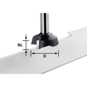 Fraise à surfacer FESTOOL S8 HW OFK - 500368