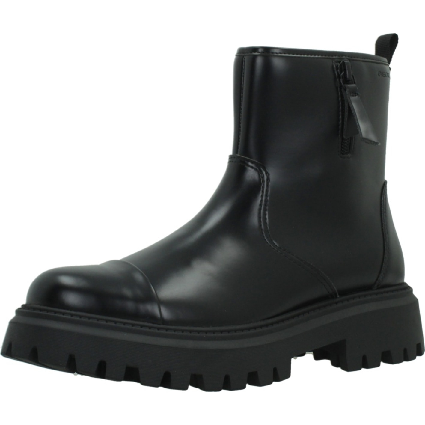 Zapatillas Niña de la marca GEOX  modelo J66M6B 000CN J MAQUINNENS NEGRO