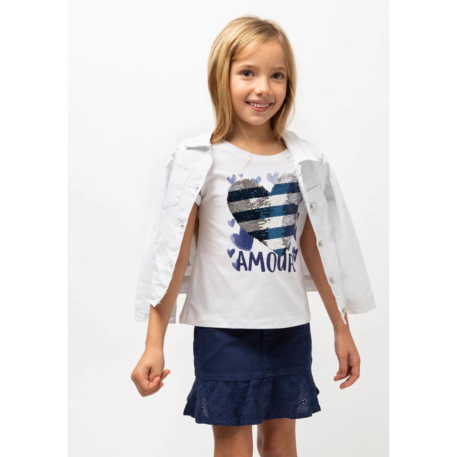 Camiseta de Niña Amour Lentejuelas Reversibles