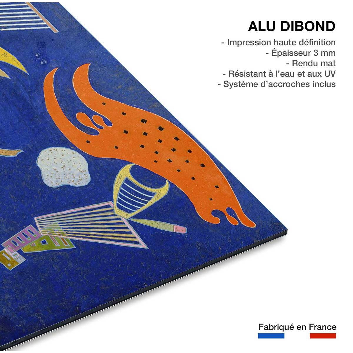 Tableau célèbre La Flèche de Kandinsky Tableau alu Dibond