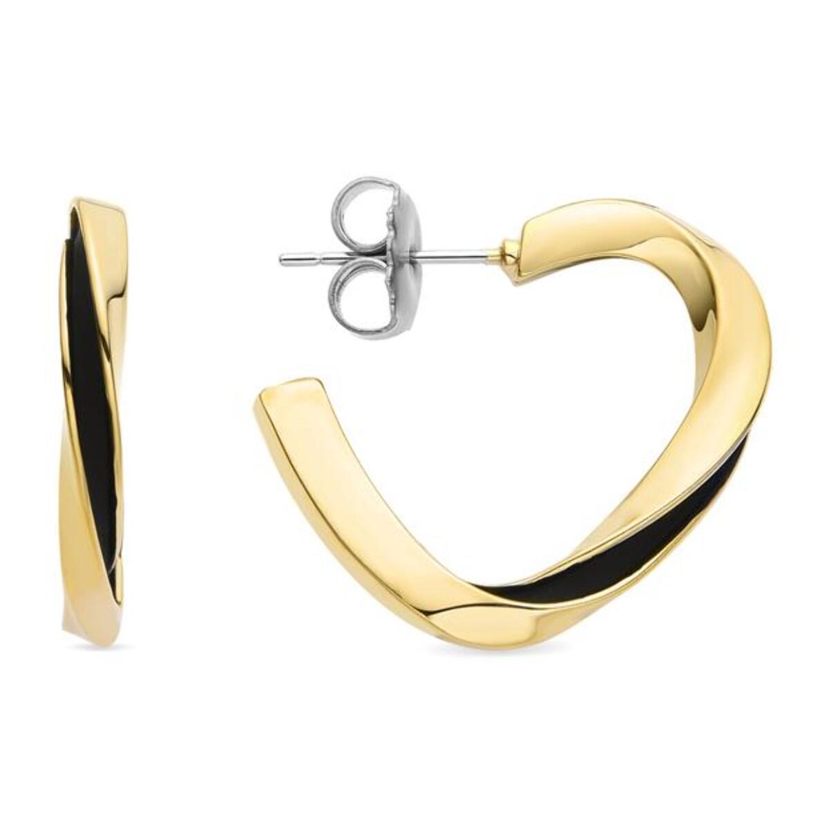 Pendientes Lux by Lux acabados en baño oro amarillo 18K