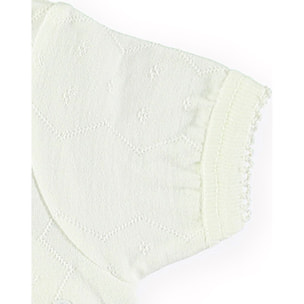 Body cruzado bebé manga corta algodón