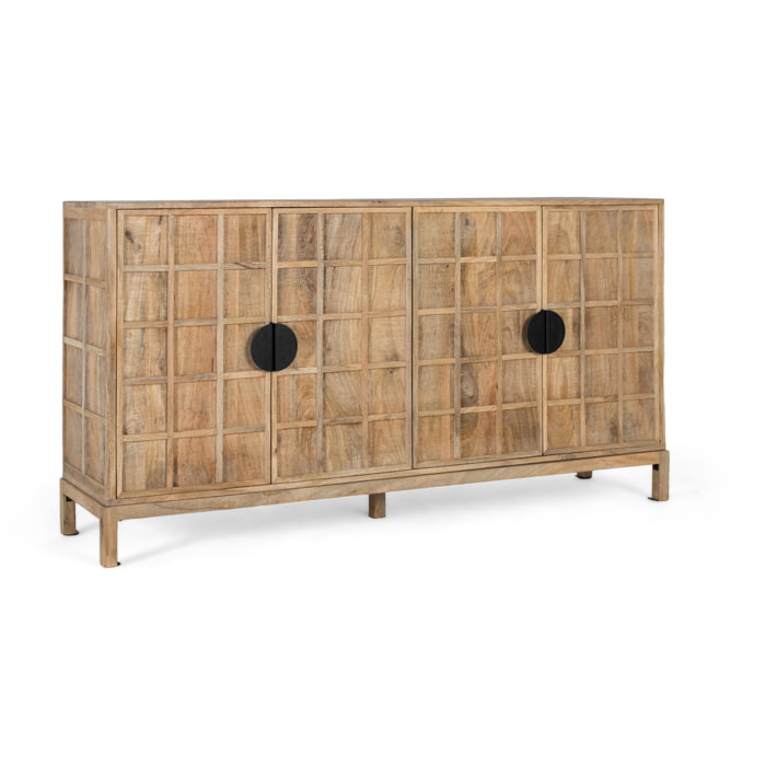 Buffet en bois de manguier 175cm style japandi