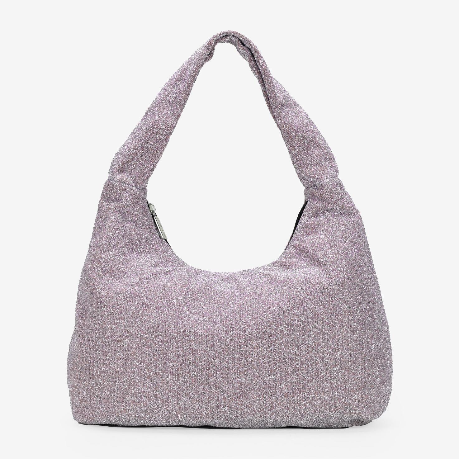 Bolso de hombro rosa brillante