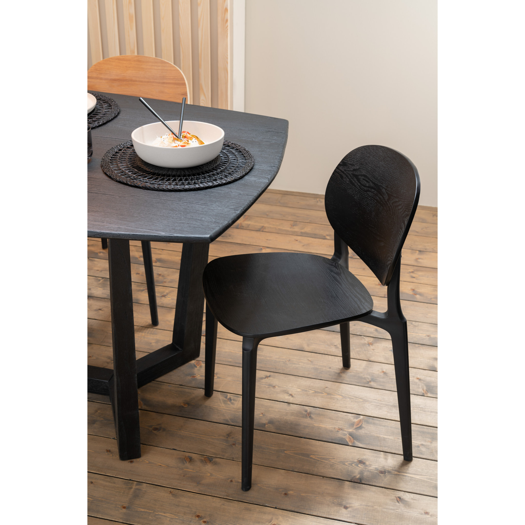 J-Line bol Rand - porcelaine - blanc