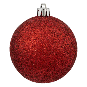 Kit de sapin "Colorama de Noël" 18 pièces rouge/blanc