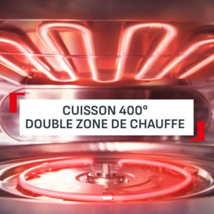Four à pizza électrique TEFAL Pronto JM600TE0 pizza 30 cm préchauffage 15 min, jusqu'à 400°C