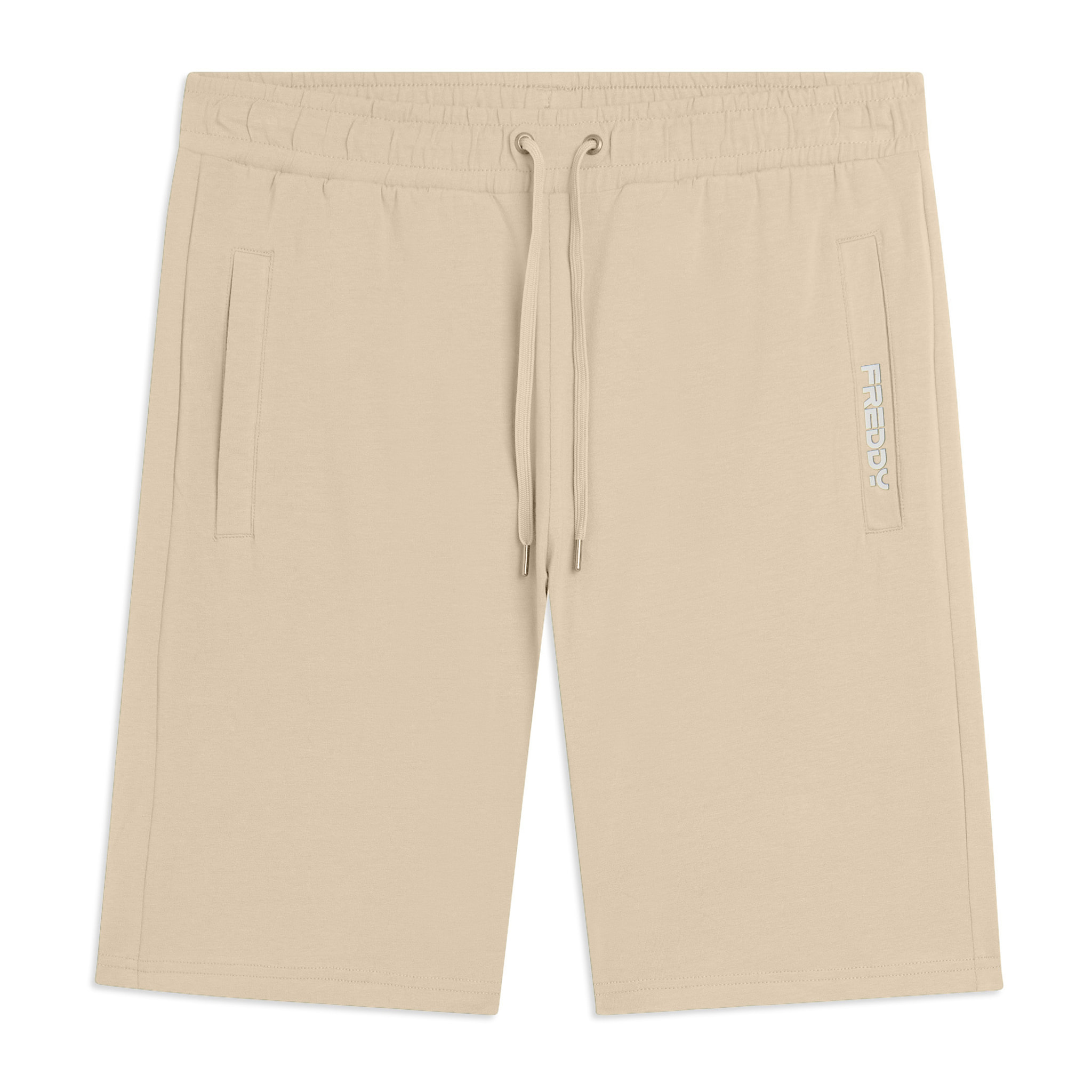 Pantaloni corti in jersey stretch con taschino