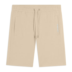 Pantaloni corti in jersey stretch con taschino