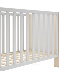 Cuna Misty Breeze Blanco - Oak Soft