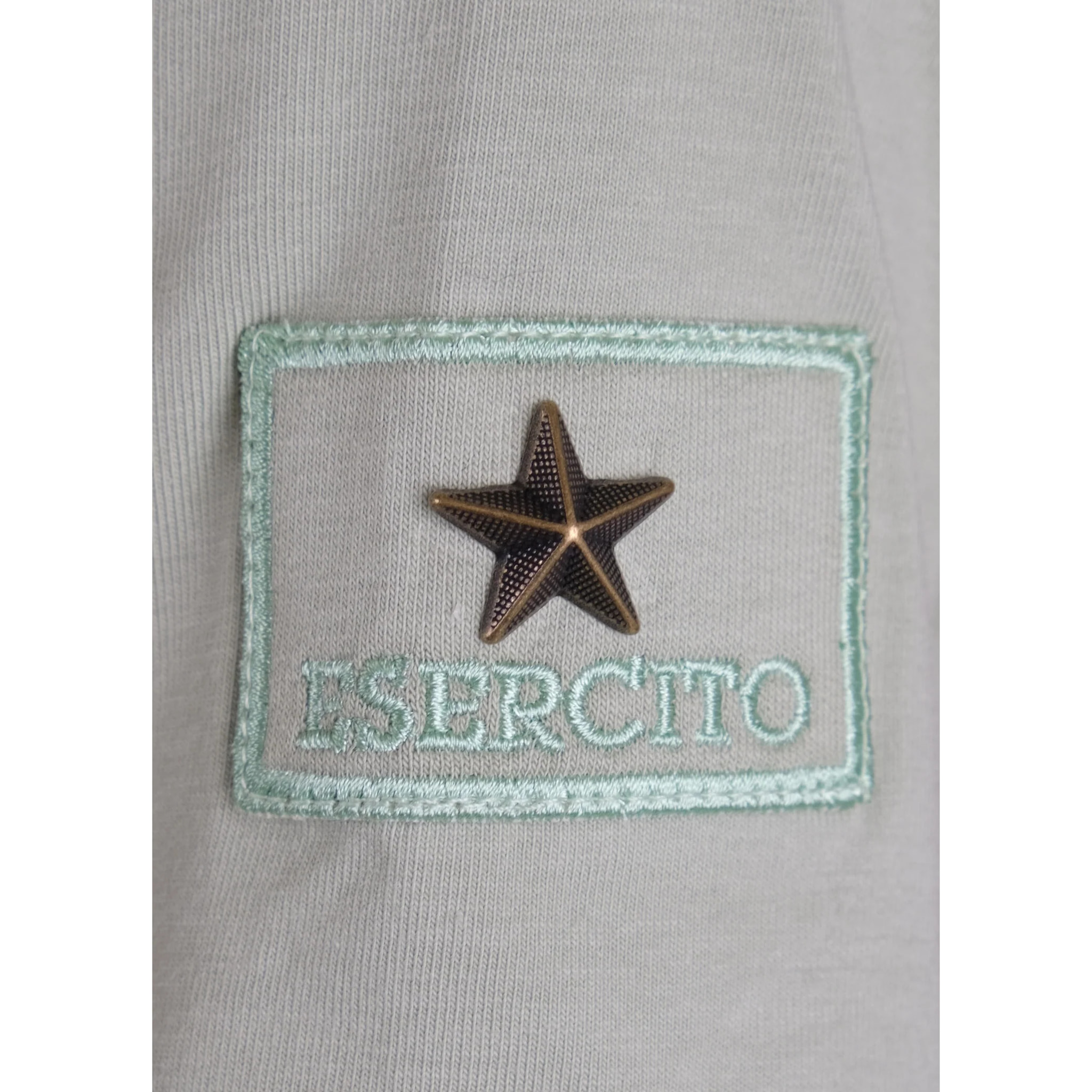 T-shirt Folgore a maniche corte verde uomo