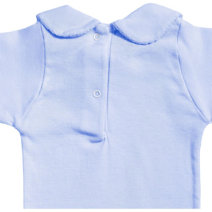 Body bebé manga corta con cuello