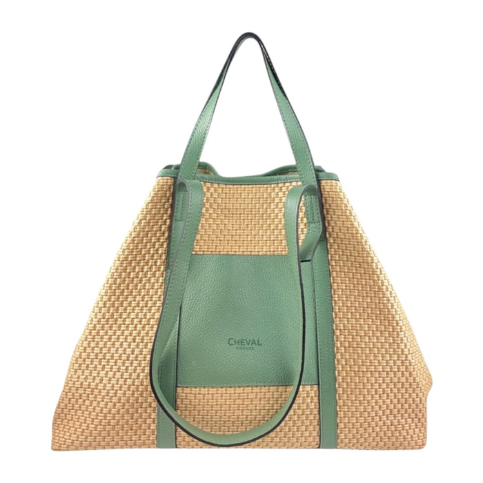 Borsa a spalla Cheval Firenze Formentera New Verde Salvia