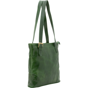 Borsa a spalla da donna - Modello False - 100% pelle - 33.0 x 35.0 x 8.0 cm