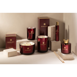 J-Line Bâtonnets parfumés Excellent - Rose Champagne - verre - rouge