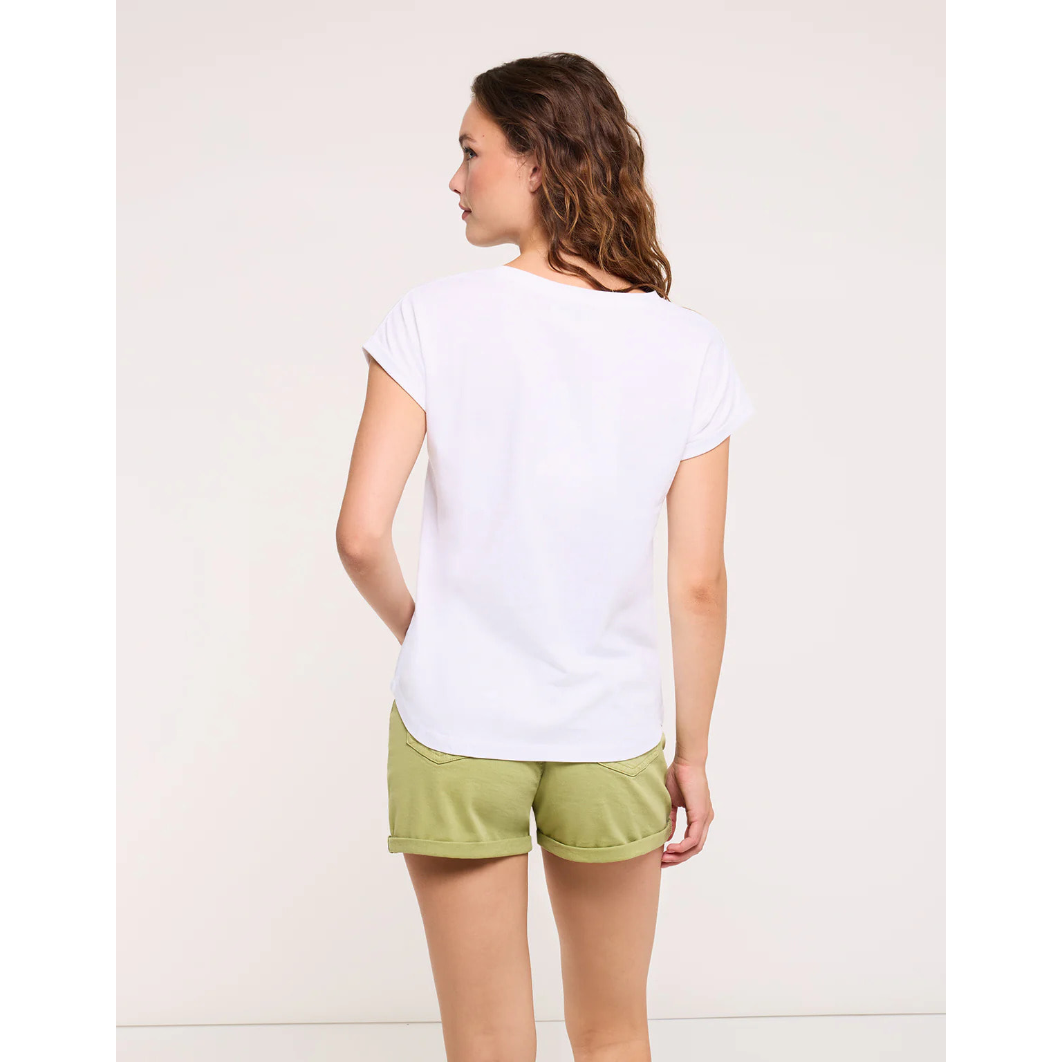 Camiseta Manga Corta Blanco - Mostang