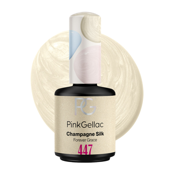 Vernis semi-permanent - 447 Champagne Silk - 15 ml