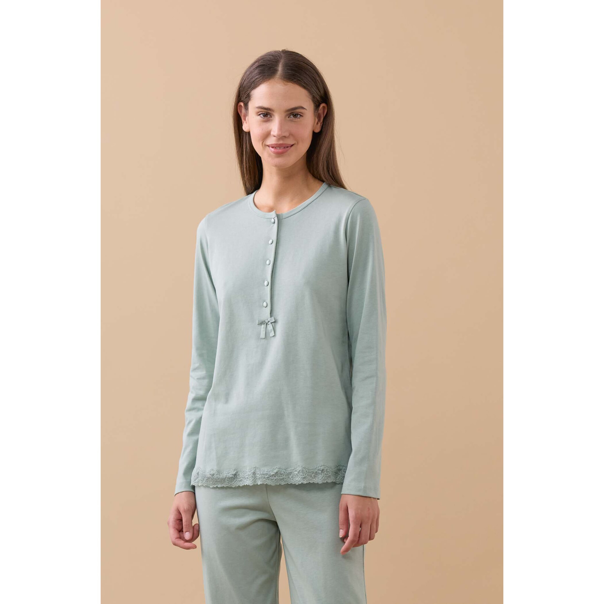 Pigiama donna jersey invernale articolo simply Noidinotte