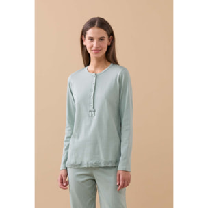 Pigiama donna jersey invernale articolo simply Noidinotte