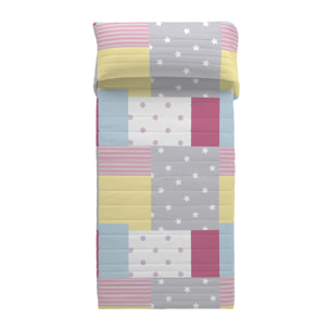 Colcha Bouti Estampada - Reversible - Infantil - 100% Algodón - 70 gr/m² - Brujita
