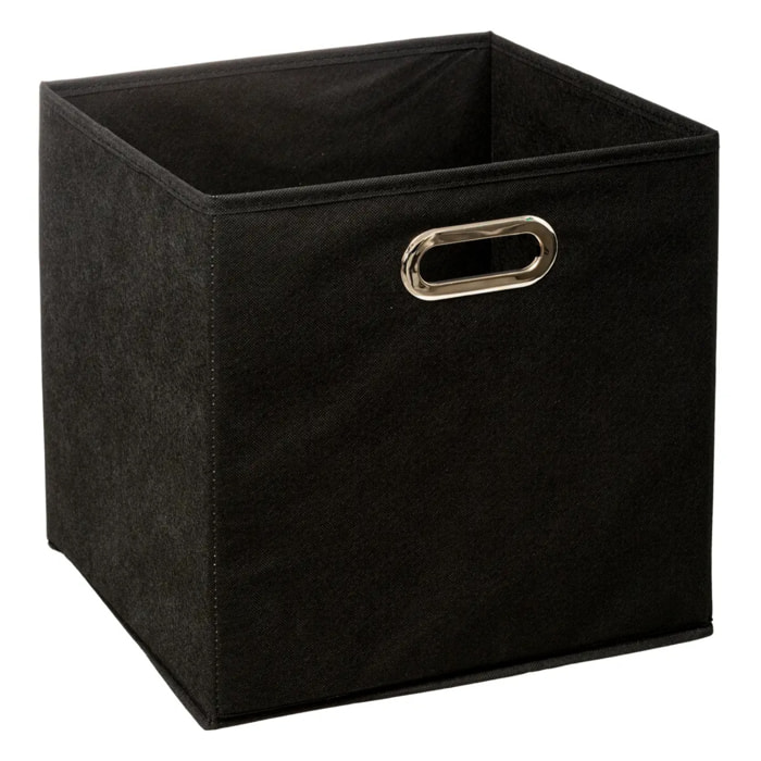 Panier tissu 31x31cm "Mix N' Modul" noir
