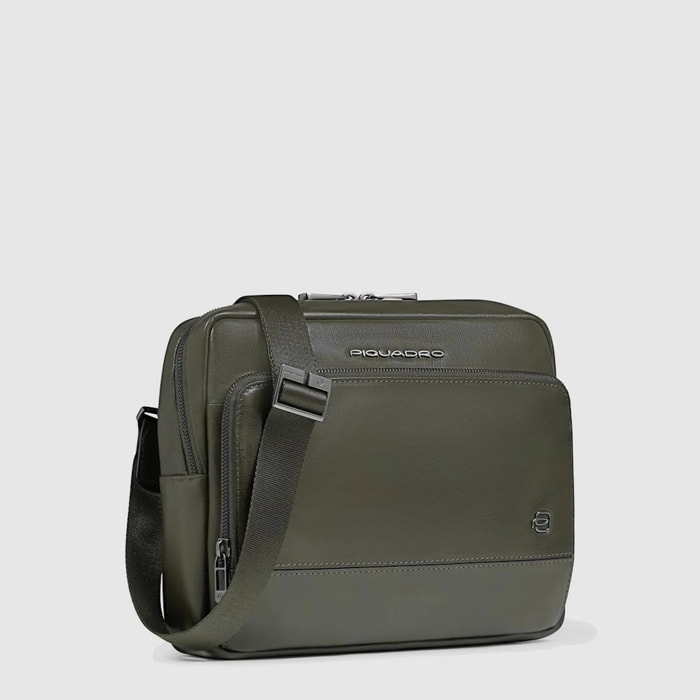 Piquadro Borsello in pelle porta iPad®, schermato con protezione RFID