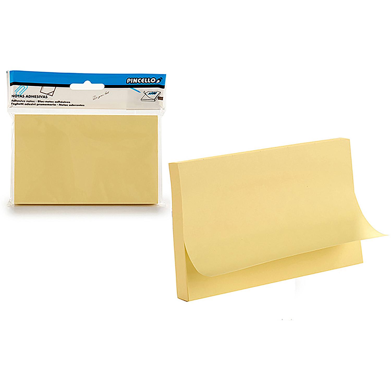 CONFEZIONE 12 BLOCCO NOTE ADESIVE GRANDE GIALLO 76X127MM