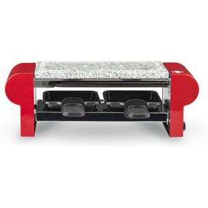 Raclette 2 Personas 2 en 1, Plancha Con Piedra Natural, 350 W.