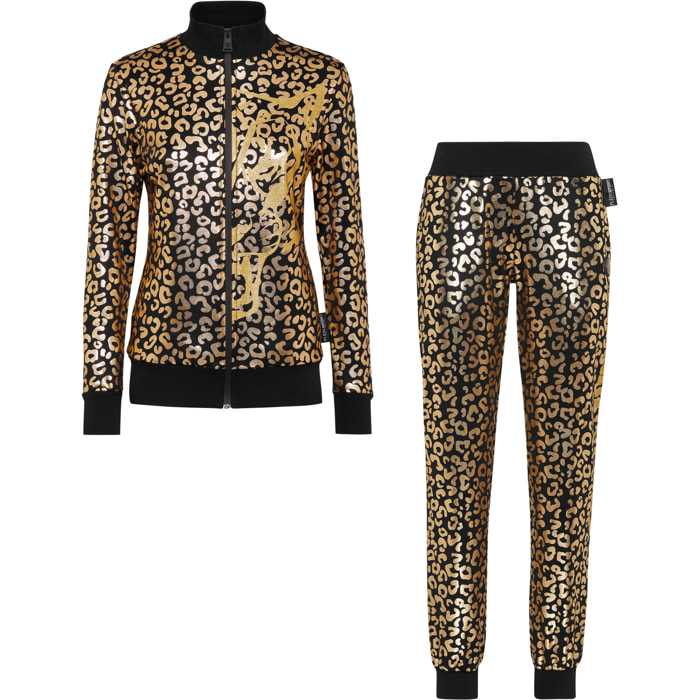 PLEIN SPORT Tracksuit: Top & Trousers LEOPARD