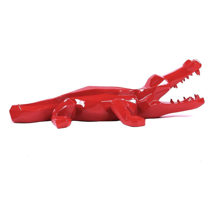 Crocodile Origami Rouge