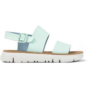 Sandalias - CAMPER Oruga - Azul - Cuero liso